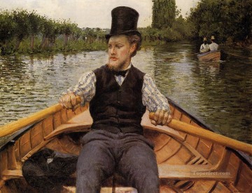 Gustave Caillebotte Painting - Boating Party Gustave Caillebotte